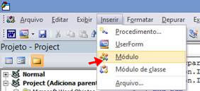 Inserir Módulo