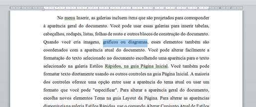Texto selecionado Texto selecionado