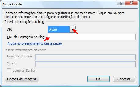 Nova conta Nova conta