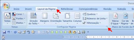 Layout da Página Layout de Página