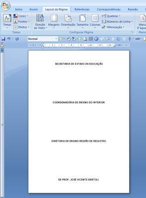 Alinhamento Vertical Justificado Alinhamento Vertical Justificado