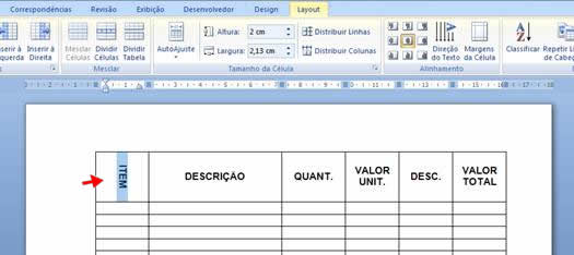 Direção do Texto Direção do Texto