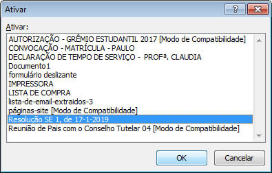Ativar Janelas Ativar Janelas