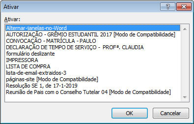 Ativar Janela Ativar Janela