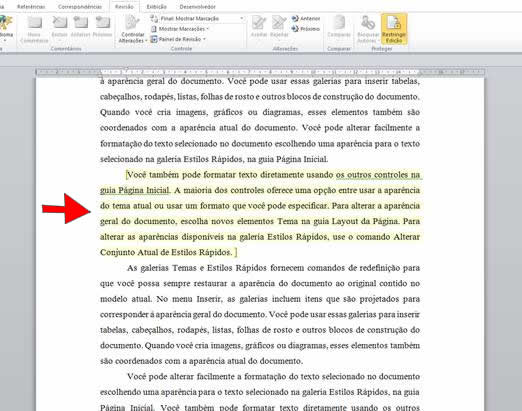 Texto bloqueado Texto bloqueado
