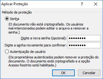 Aplicar Proteção Aplicar proteção