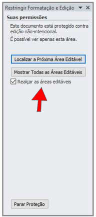 Restringir Formatação e Edição Restringir Formatação e Edição