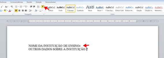 Capa segundo as Normas ABNT Capa segundo as Normas ABNT