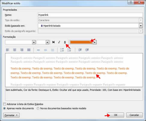 Modificar Estilo Modificar Estilo