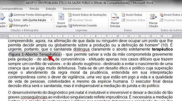 Referência Cruzada no Word Referência Cruzada no Word