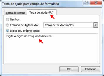 Texto de ajuda para campo de formulário Texto de ajuda para campo de formulário