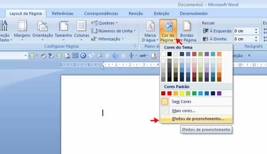 Efeitos de Preenchimento Efeitos de Preenchimento