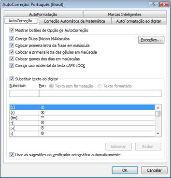 AutoCorreção AutoCorreção