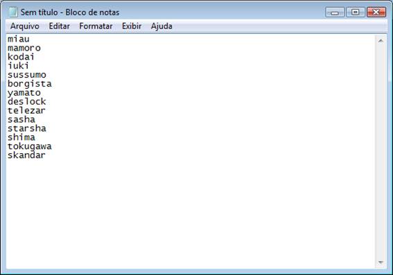 Bloco de Notas Bloco de Notas