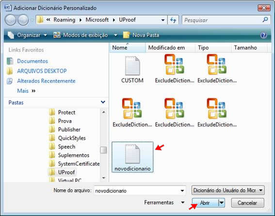 adicionar dicionário no word 2007 adicionar dicionário no word 2007