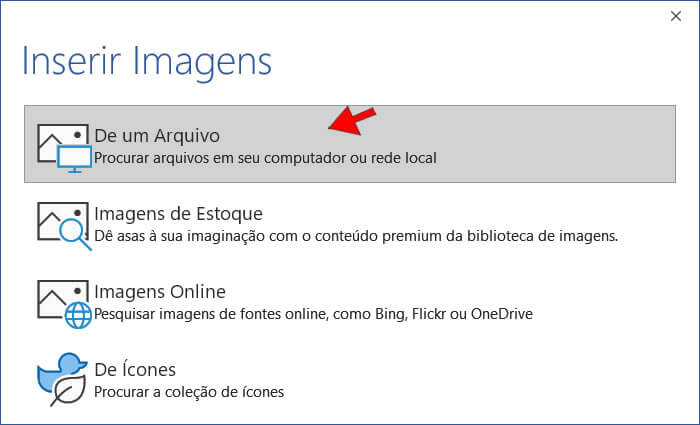 Inserir imagem em uma forma Inserir imagem em uma forma