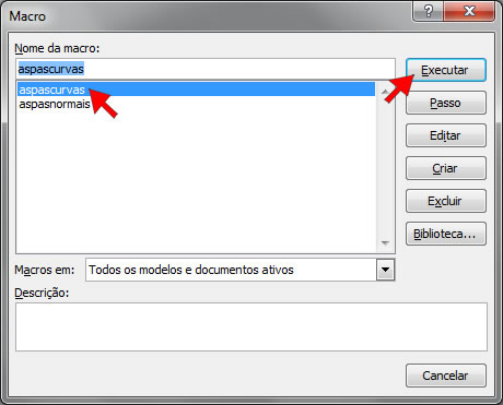 Executar Macro
