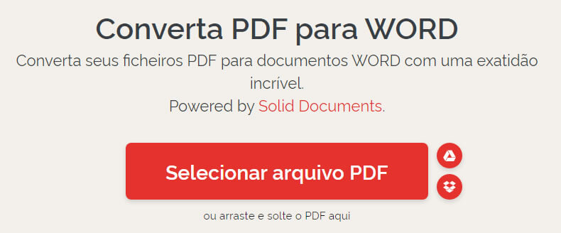 Selecionar arquivo PDF