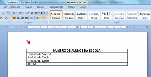 Tabela Tabela