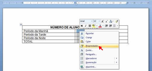 Propriedades Propriedades