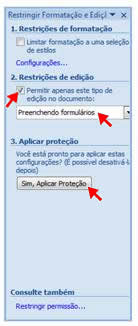 Restringir Edição Restringir Edição