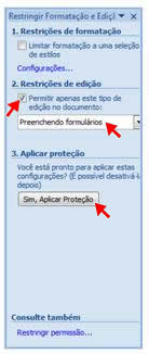 Restringir Edição