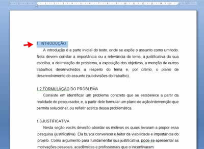 Criar índice no Word Criar índice no Word