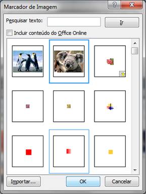 Marcador de Imagem Marcador de Imagem