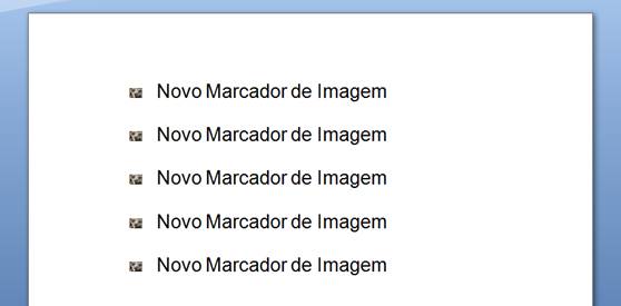 Marcador de Imagem Personalizado Marcador de Imagem Personalizado