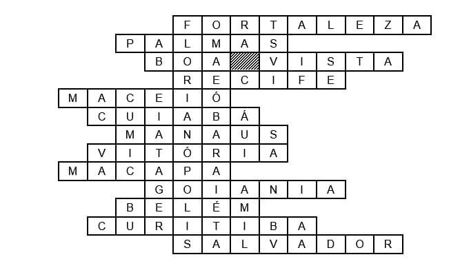 Palavra Cruzada Palavra Cruzada