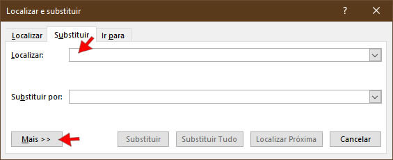 Localizar e Substituir Localizar e Substituir