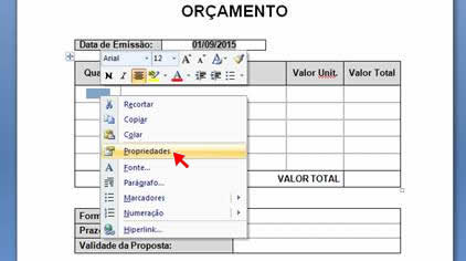 Propriedades Propriedades