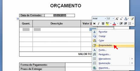 Propriedades Propriedades