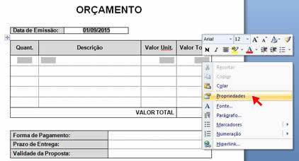 Propriedades Propriedades