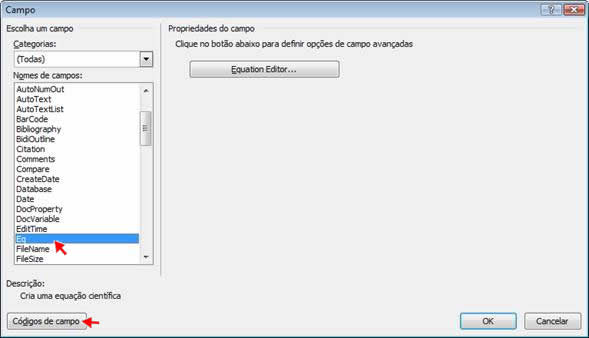 fazendo fração no Word fazendo fração no Word