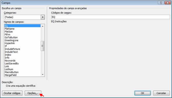 Adicionando fração no Word Adicionando fração no Word