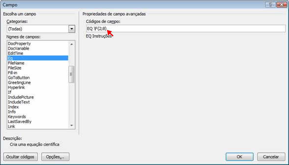 fração no Microsoft Word fração no Microsoft no Word