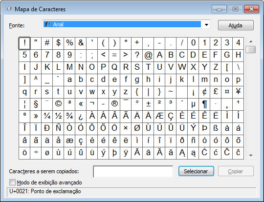 Como fazer o símbolo de numeral ordinal no word