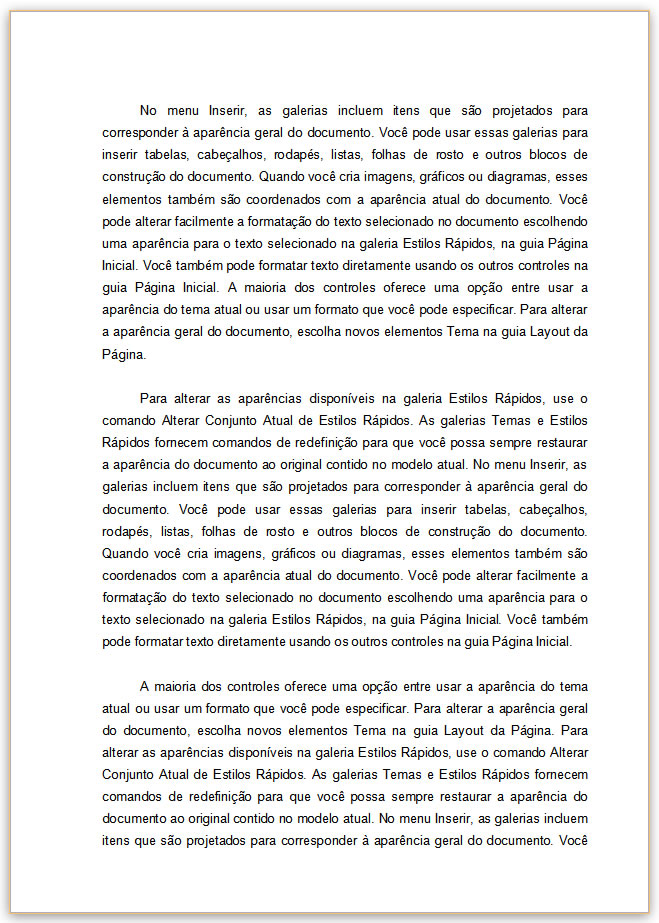 Texto formatado segundo as Normas ABNT Texto formatado segundo as Normas ABNT