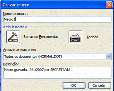 Como gravar uma macro Como gravar uma macro