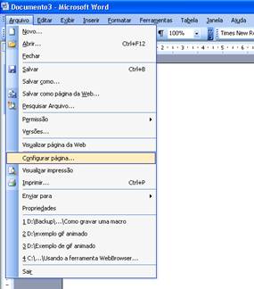 Configurar Página Configurar Página