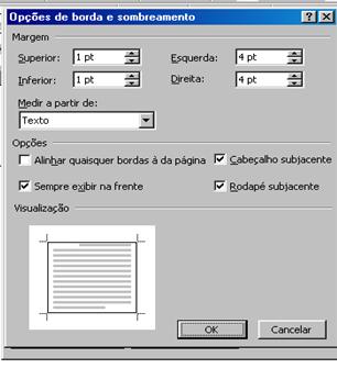 Bordas da Página Bordas da Página
