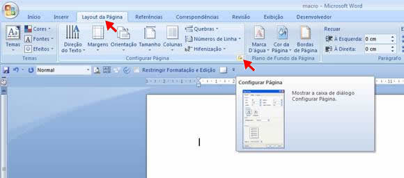 Configurar Página Configurar Página