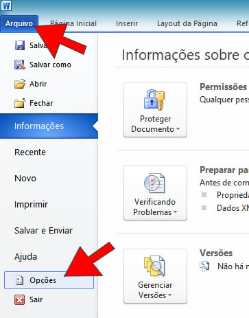 Guia Arquivo no Word Guia Arquivo no Word