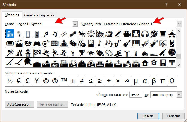 Símbolos musicais Símbolos musicais