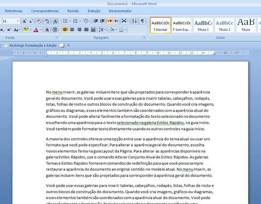 Texto de Exemplo