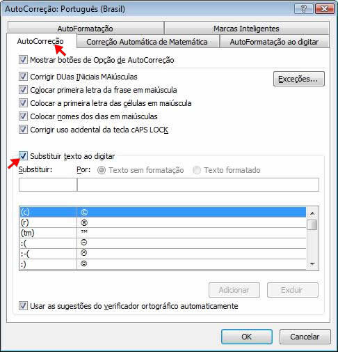 AutoCorreção AutoCorreção