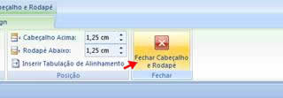Fechar Cabeçalho e Rodapé Fechar Cabeçalho e Rodapé