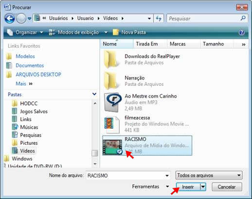 Inserir Filme Inserir Filme
