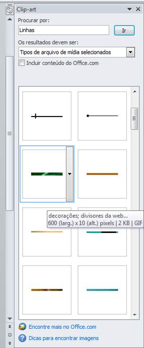 Clip-Art Linhas Horizontais Clip-Art Linhas Horizontais